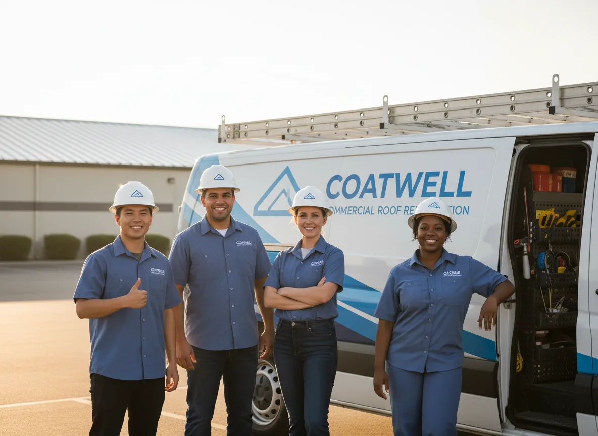 Commercial roof coating company in Winthrop, IA